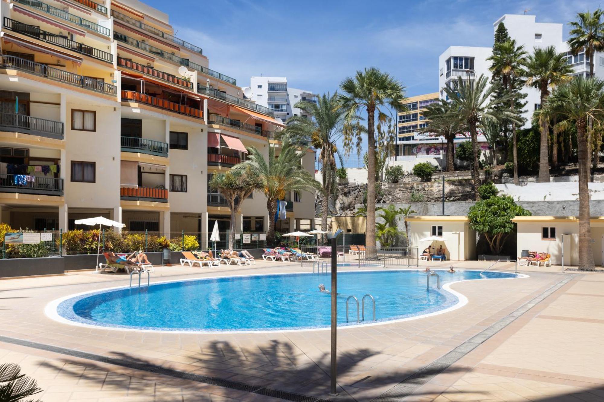 Genial Apto. Junto Al Mar. Los Cristianos ลอส กริสเตียนอส ภายนอก รูปภาพ